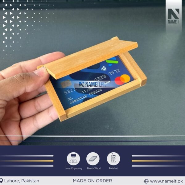 Wooden Card Holder
