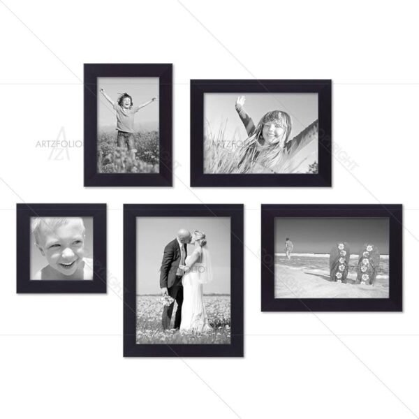 Photo Frame Set – 5 Pieces, Personalized