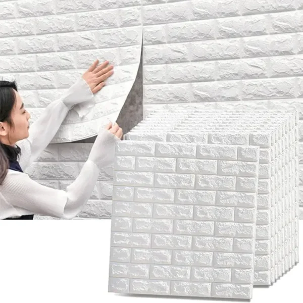 3D Wall Foam Panels – Decorative Wall Covering (Pack of Multiple Panels)