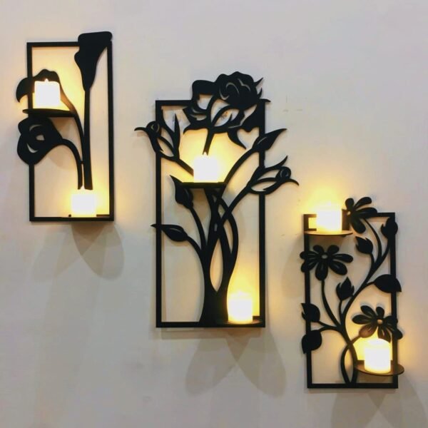 Flower Frame – 3 PC Decorative Set