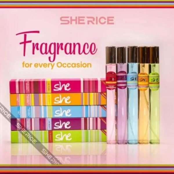Pack of 5 SHE Perfumes for Women – 35ml Each