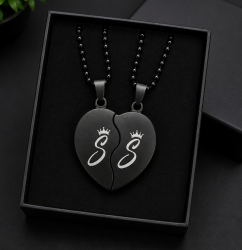 Broken Heart Couple Locket